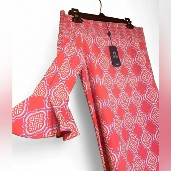 Cabana Life Pink and White Midi Dress - Picture 2 of 5